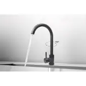 Faizee Home Küchenarmatur Wasserhahn Küche Spüle Armatur, Farbe Auswählen:Grau