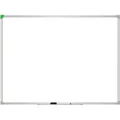 Franken Whiteboard U-Act!Line, Hoch- & Querformat, emailliert, magnethaftend, recycelbar, mit Ablageschale, B 900 x H 600 mm