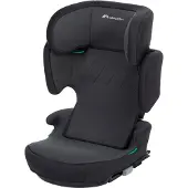 Bebeconfort Road Fix i-Size Sitzerhöhung, ISOFIX-Kindersitz, i-Size-Kindersitz, ab 3,5 Jahre bis zu 12 Jahren, 15-36 kg, 100-150 cm, Tinted Black