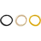 Fender 22 Gauge Cloth Wire Black/White/Yellow 15 FT - PU-Elektronik