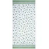 Ross Walk-Frottier Handtücher Tupfen allover Handtuch 50x100 cm | piniengrün - grün