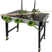 TRUTZHOLM Werkbank klappbar höhenverstellbar bis 90 cm Multifunktionstisch Werkzeugboxe...
