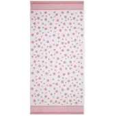 Ross Walk-Frottier Handtücher Tupfen allover Duschtuch 70x140 cm | altrosa - pink