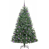 vidaXL Lian (mit LEDs und lilafarbenen Bällen)