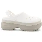 Crocs Clog Classic Stacked Clog Unisex Chalk-Schuhgröße 37 - 38