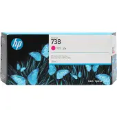 HP 738 DesignJet Druckerpatrone Magenta, 300 ml, DesignJet T850, T950 Drucker, Thermal Inkjet, Magenta, Singapur, 283 mm, 41 mm