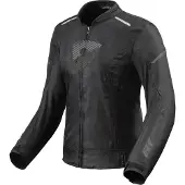REV'IT! Revit Sprint H2O Damen Motorrad Textiljacke, schwarz/dunkelgrau, 44