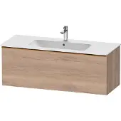 Duravit D-Neo Waschtischunterbau wandhängend, 1210x440x462mm, 1 Auszug, mit Griff Bronze gebürstet, DE4264004550000, Farbe: Eiche Marmoriert Dekor