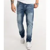 Rock Creek Jeans Straight Cut Blau