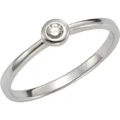 Orolino Ring 750 Gold 1x Brillant 0,07ct.
