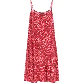 Mymo Kleid Frauen rot weiß