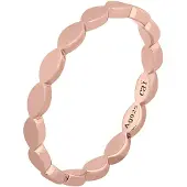 Cai Ring 925/- Sterling Silber rosévergoldet mattiert Stacking