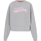 MyMo ROCKS Sweatshirt Frauen grau