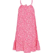 Mymo Kleid Frauen rosa weiß