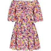 Mymo Kleid Frauen violett mehrfarbig