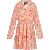 Dreimaster Kleid Frauen Aprikose