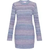 Mymo Kleid Frauen blau mehrfarbig