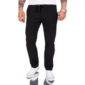 Rock Creek Stoffhose Schwarz