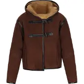 Dreimaster Jacke Frauen Schokolade schwarz