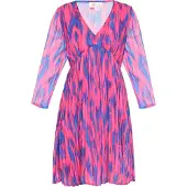IZIA Kleid Frauen rosa mehrfarbig