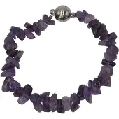 Steuer Modeschmuck Armband Splitter- Amethyst lila