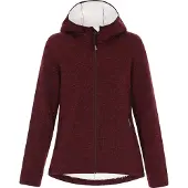 Schmuddelwedda Jacke Frauen Burgunder Melange