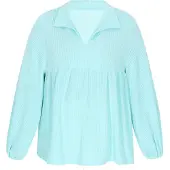 Usha Bluse in großen Größen PLUS GRÖSSE Frauen Türkis
