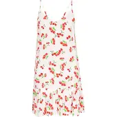 Mymo Kleid Frauen weiß mehrfarbig