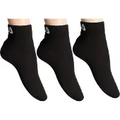 FILA Sneakersocken "Socken 3er Pack", Damen, Gr. 35-38, schwarz, Obermaterial: 75% Baumwolle CO. 23% Polyester PES. 2% Elasthan EL., Socken Sneakersocken