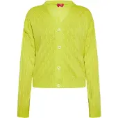 Mymo Strickjacke Frauen Limone
