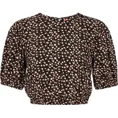 MyMo ROCKS Bluse Frauen schwarz-weiß