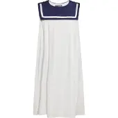 Dreimaster Kleid Mädchen Wollweiß