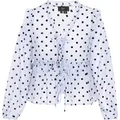 Faina Bluse Frauen hellblau