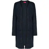 Mymo Strickjacke Frauen schwarz