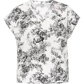Usha Bluse Frauen weiß-schwarz