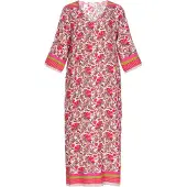Usha Kleid Frauen rot mehrfarbig
