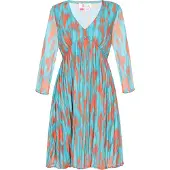 IZIA Kleid Frauen aqua mehrfarbig