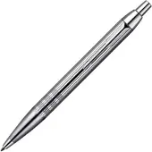 Parker IM-Premium-Kugelschreiber gemeißeltes Shiny Chrome, M, blau