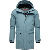 STONE HARBOUR Wintermantel "Netaan XX" Herren Kurzmantel mit kuscheliger Kapuze