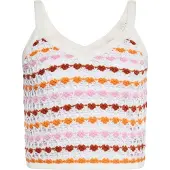 Mymo Spitze Frauen Orange Mehrfarbig