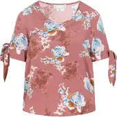 Usha Bluse Frauen braun mehrfarbig