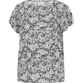 Usha Bluse Frauen schwarz-weiß