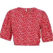 Mymo Bluse Frauen rot weiß