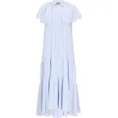 Dreimaster Kleid Frauen hellblau