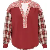Usha Bluse Frauen braun