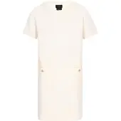Dreimaster Kleid Frauen cremefarben