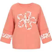 Usha Bluse Frauen orange