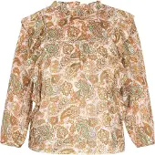 Usha Bluse Frauen creme mehrfarbig