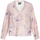 Dreimaster Bluse Frauen lila
