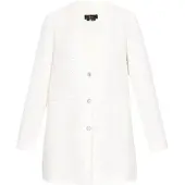 Faina Blazer Frauen cremefarben